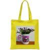 Front of yellow tote bag