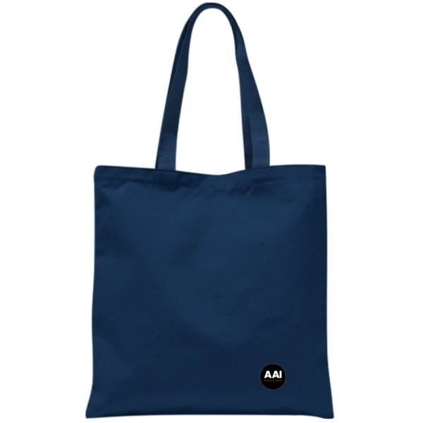 Bag of navy blue tote bag